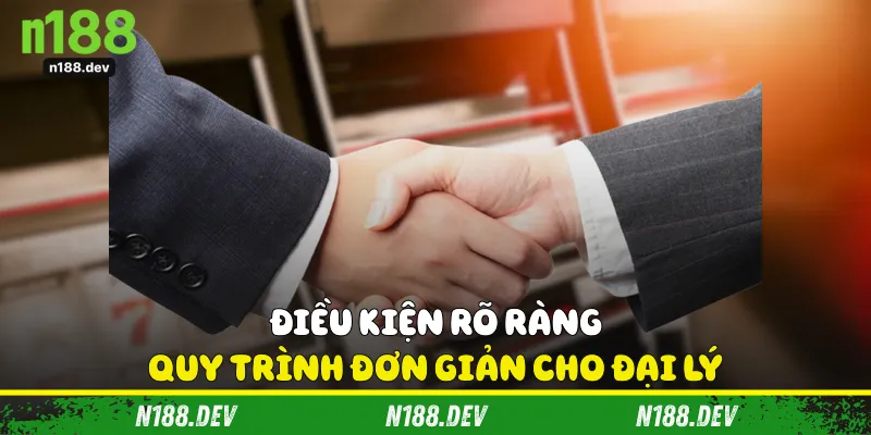 Điều kiện rõ ràng, quy trình đơn giản cho đại lý
